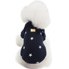 Blue Star Dog Sweater - Small - Warm Winter Jumper