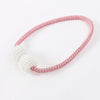 Fashion Adornments Pearl Magnetic Buckle Curtain Strap(Pink)