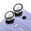 For Xiaomi Redmi Note 13 Pro 4G NORTHJO Camera LensCD Vein Metal Ring Tempered Glass Film(Silver)