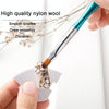 Crystal Light Therapy Pull Line Smudge Nail Pen, Color: 5 PCS/Set White Pearl