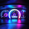 10 PCS B8.4 0.2W DC12V Wedge Instrument Panel COB LED Light Dashboard Gauge Cluster Indicator Lamp Bulb (Blue Light)