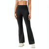 High-waisted Hip-lifting Elastic Quick-drying Yoga Sports Flared Pants, Size: L()