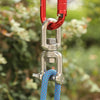 M12  OX Type 304 Stainless Steel 360 Degree Rotating 8-Shaped Chain Snap Ring Connecting Hook Swivel