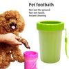 Dog Paw Cleaner Cup - Large Green - Silicone Bristles
