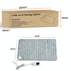 Home Physiotherapy Heating Pad Electric Heating Blanket, Size: 76x40cm, Plug Tpye:US Plug(Silver Gray)