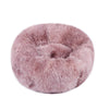 Plush Pink Pet Bed 40cm - Small Dog & Cat Deep Sleep Pad