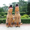 Inflatable Dinosaur Adult Costume Halloween Inflated Dragon Costumes Party Carnival Costume for Women Men(Green)