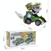 HG-884 Spray Deformation Dinosaur Fighting Vehicle Light Music Automatic Rotating Children Toys(Green)