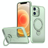 For iPhone 11 Wing Series Gen2 MagSafe Metal Ring Holder Phone Case(Avocado Green)
