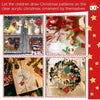 10pcs Clear Acrylic Christmas Decoration Hangers DIY Blank Xmas Tree Ornament With Rope, Style: Triangle Round