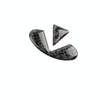 2 PCS Car Carbon Fiber Steering Wheel Logo Decorative Sticker for Infiniti Q50 / Q60 2014-2020