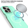 For iPhone 11 Pro Max Shockproof MagSafe Armor PC Hybrid TPU Phone Case(Mint Green+Grayish Green)