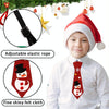Christmas Children Cartoon Ties Holiday Party Performance Costume Props, Color: Gold Hoho
