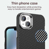 For iPhone 15 Plus Carbon Fiber Series IMD Phone Case(Black)
