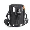 LT-02 Casual Multifunctional Messenger Belt Bag with Shoulder Strap(Black)