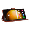 For Samsung Galaxy S25 Ultra 5G 3-Card Slots Multifunctional Leather Phone Case(Brown)