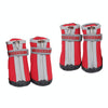 HCPET Dog Shoes, Non-Slip Waterproof Boots, Red, Size 5 (Medium)