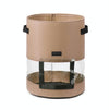 2 PCS 360 Degree Transparent Potato Bag In The Middle Covered Plant Growing Bag, Size: Medium (30x35cm) 26 Liters/7 Gallons(Brown)