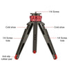 PULUZ Desktop Vlogging Live Tripod Holder with Cold Shoe Bases for DSLR & Digital Cameras, Adjustable Height: 7.5-14.5cm