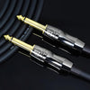 KGR Guitar Cable Keyboard Drum Audio Cable, Specification: 15m(Double Elbow Jack)