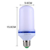 E27 6W LED Simulated Flickering Flame Effect Light Bulb , 1400K with 3 Modes, AC 85-265V