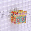 10pcs 3.5mm Supermarket Iron Grid Shelf Hook, Length: 20cm