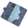 For Asus ROG Phone 6 Stitching Horizontal Flip Leather Phone Case(Blue)