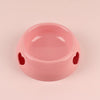 Large Pink Plastic Pet Bowl for Cats & Dogs - 25cm