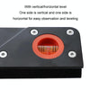 Woodworking Multi-Angle Chamfering Adjustable Depth Hand Planer, Color: Red + 6 Blades