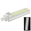 G24 12W 1000LM LED Transverse Light Bulb, 52 LED SMD 5050, White Light, AC 220V