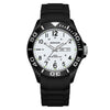 SANDA 9005 TPU Strap Dual Display Waterproof Electronic Watch(Black White)