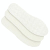 1pair Thin Latex Breathable and Sweat Absorbent Soft Bottom Comfort Shock Absorbing Insoles, Size: 40-41(Light Beige)