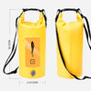 AFISHTOUR FW2061 5L Waterproof Drifting Stream Bag Folding Storage Bucket Package(Yellow)