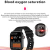 QX9 1.96 inch BT5.2 Smart Sport Watch, Support Bluetooth Call / Sleep / Blood Oxygen / Heart Rate / Blood Pressure Health Monitor(Pink)