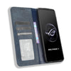 For ASUS ROG Phone 7 Magnetic Buckle Retro Texture Leather Phone Case(Blue)
