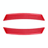 2 PCS Car-Styling Wheel Eyebrow Decorative Sticker Decorative Strip (Red)