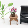 1:12 Mini House Toy Miniature Scene Ornament Simulation Flower(White+Red+Purple)