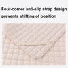 Soft And Breathable Soybean Cotton Thickened Non-Slip Mattress Pad, Size: 150x190cm(Square-Khaki)