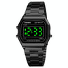 SKMEI 1646 LED Digital Display Luminous Electronic Watch(Black)