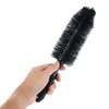 KANEED Portable Loop Style Auto Car Vehicle Motorcycle Wheel Tire Rim Hub Scrub Wash Brush Washing Cleaning Tool(Black)