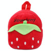 Kids Cartoon Backpack Kindergarten Children Cute School Bag Baby Girls Schoolbag(Strawberry)