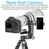 Xiletu Xgh3 360 Degree Rotation Horizontal Cantilever Hollow Gimbal Tripod Head