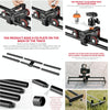 YELANGU L60ES YLG1847A-A 60cm Splicing Slide Rail Track with L5i Dolly Car(Black)