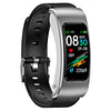 K60 1.08 inch Silicone Band Earphone Detachable Life Waterproof Smart Watch Support Bluetooth Call(Black Silver)