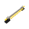 CP-3051 150A 12-48V RV Yacht 12-way Busbar with 14pcs Terminals(Black)