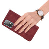 For Xiaomi Redmi 10 Frosted Business Magnetic Horizontal Flip PU Leather Case with Holder & Card Slot & Lanyard(Brown)