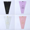 Flower Packaging Bag Trapezoid Bag Dried Flower Bag(White)