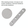 100 PCS Stainless Steel Connection Code Straight Connecting Piece, Number: 2