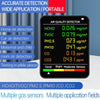 PM2.5/PM10 Air Quality Detector Indoor Air Quality Monitor(Black)