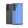 For Samsung Galaxy A36 5G Shockproof Honeycomb PC + TPU Protective Phone Case(Blue)